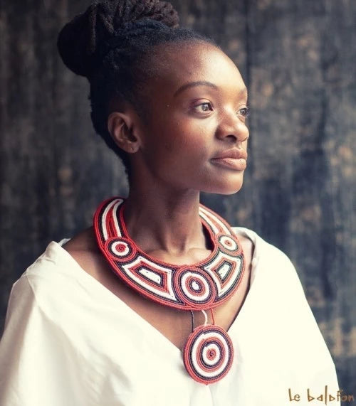 Masai breastplate necklace